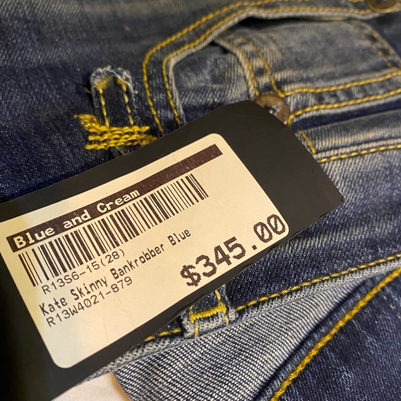 R13 Kate Skinny Jean-new w/tags! - Picture 7 of 7